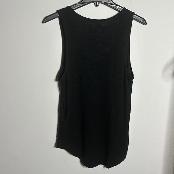 Ladies Black MADEWELL VISCOSE TANK TOP - Picture 4 of 5